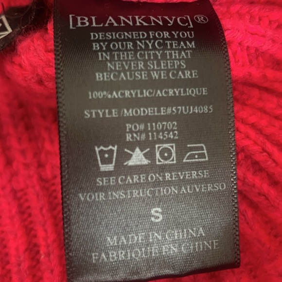Blank NYC Pink Cadillac Sweater Small - Picture 5 of 8